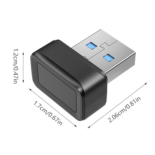 Lector de huellas dactilares USB para laptop con sensor táctil de 360 grados 3