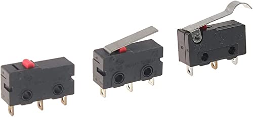 Micro-commutateur SPDT KW12 à levier de charnière droite Nero
