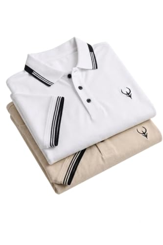 Image of Lymio Polo T Shirt for Men | Men Casual T-Shirt | Polo Available in Combo Pack of 2 (Polo-40-43)