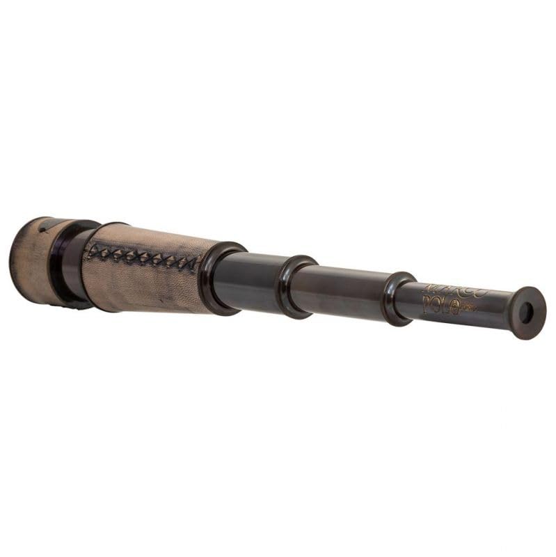 Télescope en laiton et cuir marron l'esprit des explorateurs - 5