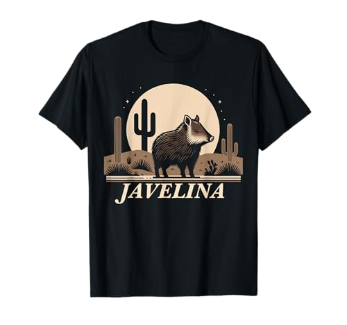 Javelina in Desert Landscape, Javelina T-Shirt