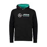 Mercedes AMG Petronas Mens Hoodie Black 2018 M
