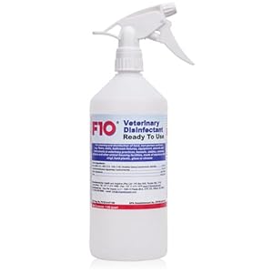 SC Ready to Use Veterinary Disinfectant & Cleaner for Kennels, Litter Box, Cage, Terrariums, Habitats, Vet Practices – 1 Liter (1.06qt)