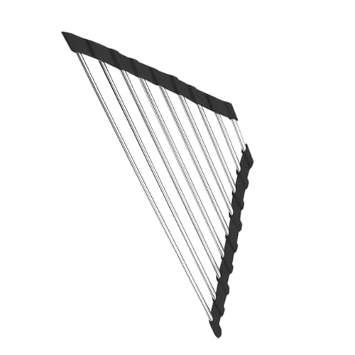 DINHEAROM Estante Triangular de Drenaje para Fregadero Inoxidable Soporte de Almacenamiento para Esponjas Aprovecha el Espacio Esquinas de Cocina Práctico