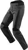 Spidi Teker Motorrad Lederhose Kurz 60 Schwarz/Schwarz
