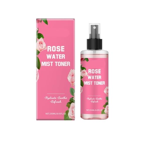 Tónico Hidratante De Rosas: Cuidado Facial Diario, Hidratación Durante Todo El Día, Suaviza La Piel, No Graso, Apto For Todo Tipo De Piel.(2PCS)