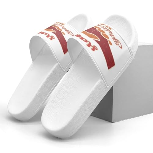 Happy Best Friend Design Slippers Sandals for Women Men Casual Athletic Sandals Pool Shower Indoor Outdoor Slide Slippers3