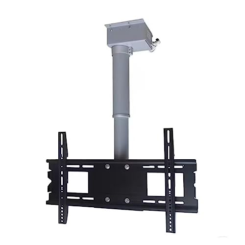 SQMGFA Soporte Universal para TV, Soporte Universal para TV, Carrito móvil para TV, Soporte de Piso con Ruedas, Soporte de Metal para Exteriores de Altura Ajustable con Ruedas de Bloqueo,