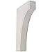 Ekena Millwork BKTWD02X06X10CVWH Clarksville Vintage Decor Bracket, 1 3/4"W x 6"D x 10"H, Chalk Dust White