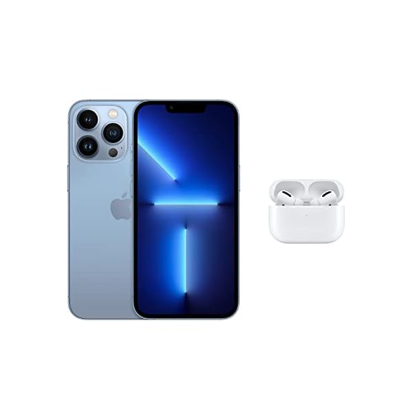 Apple iPhone 13 Pro (256 GB) – Sierrablau mit AirPods Pro