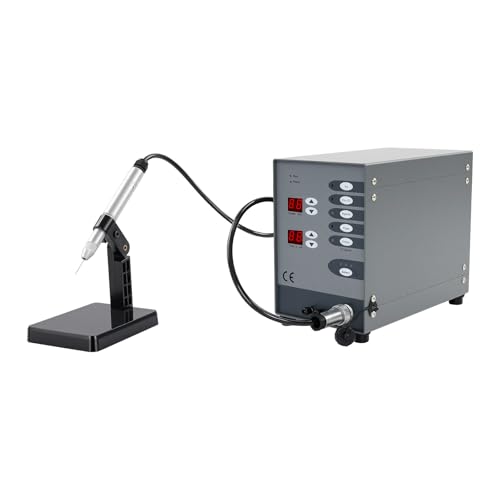 Image of Jewelry Spot Welding Machine, 110v 300w Permanent Pulse Argon Arc Welder Kit with Gun, Professional Repair Tool for Gold, Silver, Ring, Chain Repair, Diy Making