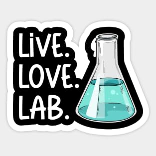 Stickers Viny Live. Love. Lab Design for A Medical Lab Tech - Vinyl Stickers Laptop Decal Water Bottle Sticker Funny Sticker …1999