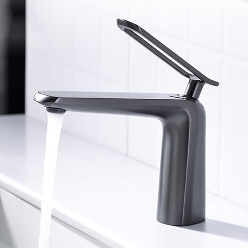 Mitigeur lavabo salle de bain robinet levier unique laiton eau chaude froide moderne