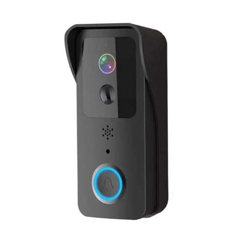 ZYWUOY Pour sonnette vidéo intelligente, 1080p HD double bande WiFi IP65 étanche pour application Tuya, système d'interphone de sécurité extérieur alimenté par AC