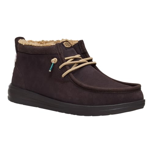 Image of HEYDUDE Men's Wally Mid GripR Pull On Boots, Water-Repellent, Comfortable & Lightweight