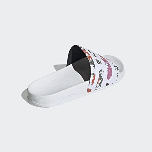 Image of adidas Womens Adilette Slide Casual Sandals Casual - Orange