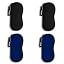 4pcs-2pcs Black+2pcs Royal Blue
