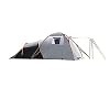 DWT Campingzelt Nova f r 4 Personen 265x480x195 cm wasserdichtes Familienzelt mit Stehh he UV-best ndiges Polyester 75D