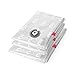 Compactor Lot 3 x Sac de rangement sous vide Transparent 55 x 90 x H.0.2 cm / 80 x 100 x H.0.2 cm