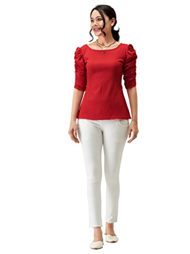 Image of AASK Casual Solid Women Top