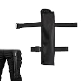 MiOYOOW Rave Fan Holster, Reflektierende Faltbarer Fächerhalter mit Verstellbaren Elastischen Gurten, Handfächerhalter für Tanzübungen, Festivals und Partyauftritte