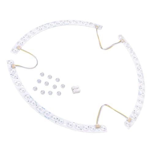Ventilador de techo para dormitorio con luz LED de 3 colores y motor silencioso