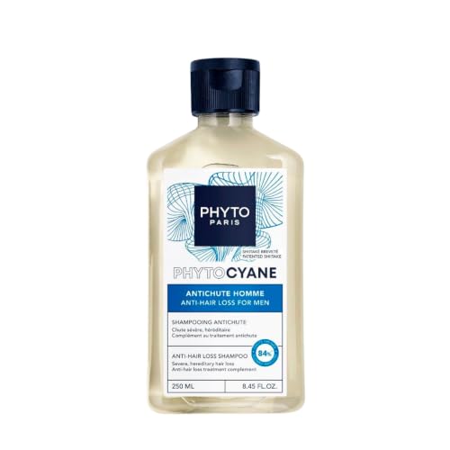 Phyto Phytocyane Shampoo Anticaduta Ottimale per la Caduta dei Capelli da Uomo, Formato da 250ml