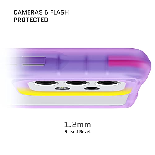 Image of Ghostek COVERT Purple Bumper A53 5G Case Clear Protective Phone Cover Screen and Camera Lens Protection Thin Lightweight Design Designed for 2022 Samsung Galaxy A53 5G (6.5in) (Purple-Limited Edition)