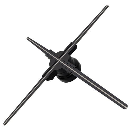 Image of Holospin Ultra 3D Hologram Fan U52/20.5IN,1024 LED Beads and 3000cd/m² Brightness,3D Hologram Led Fan Projector with WiFi and Bluetooh,3D Holographic Fan for Store Display,Events,Trade Show