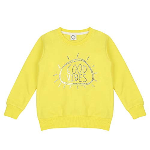 Image of Gubbarey Girls' Sweatshirt (SS1062 Lemon Yellow 9-10 Years)