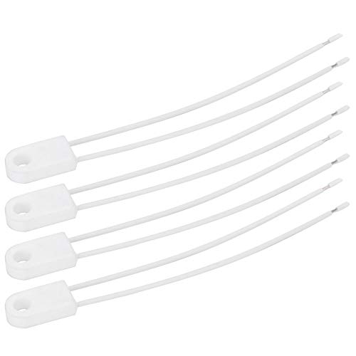4Pcs Ceramic Thermal Fuse,250V 15A 125℃ Thermal Fuse Cutoffs Thermal Fuse,Square Temperature Protection Electricity Circuit Accessories - Image 2