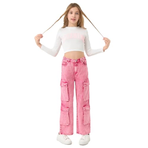 Pantalones de jogging casuales de niña para jugar en el parque este otoño