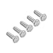 uxcell M8x25mm Hex Bolts 304 Stainless Steel Hexagon Screw Bolt 5pcs