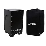 Clapbox Adjustable Snare Cajon CB50 With Bag- Oak Wood, (H:50 W:30 L:30) - 3 Internal Snares