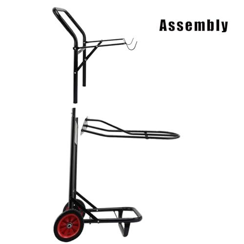 HDYEGY Carrinho De Arreios Com Suporte Para Sela, Rodas Equipamentos Pesados Cavalos E Transporte, 2