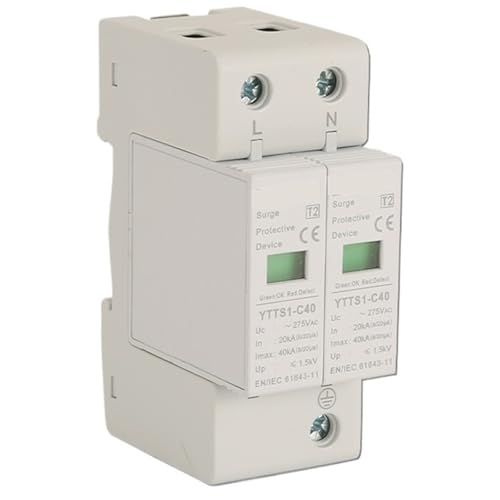 Parasurtenseur SolarYTTS1-C40 SPD 2P 275V pour tableau électrique domestique