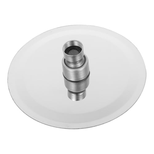 Operitacx Cabezal de Ducha Redondo Acero Inoxidable Ultrafino Alta Presión Resistente para Baño Moderno