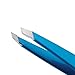 Tweezerman Slant Tweezer -Blue Jewel Model No. 1230-B09R, multi