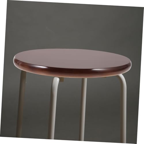 Chaise de cantine assise bois durable tabouret rond de rechange - 4
