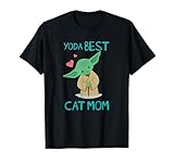 star wars yoda best cat mom yoda chibi portrait family maglietta