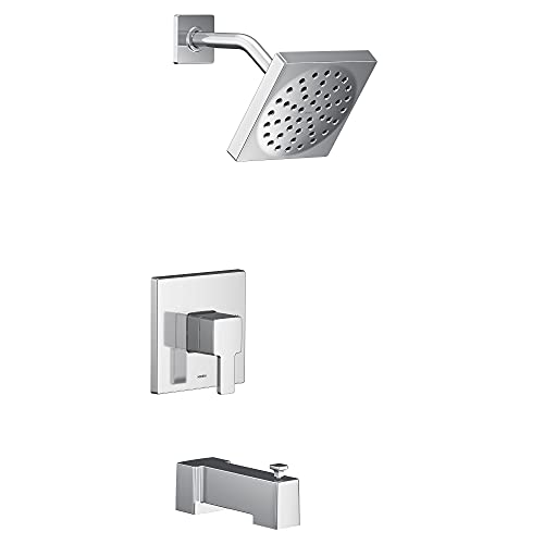 Moen UTS2713EP kit de recubrimiento para bañera y ducha de una manija serie 2 M-CORE, requiere válvula, cromo miniatura 2