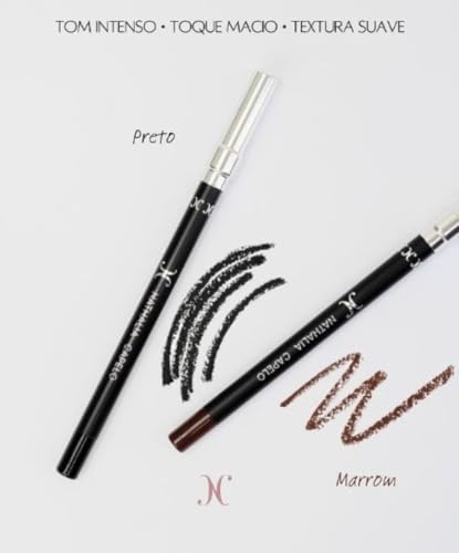 Nathalia Capelo, Kit 2 Lápis de Olhos Marrom e Preto Nathalia Capelo