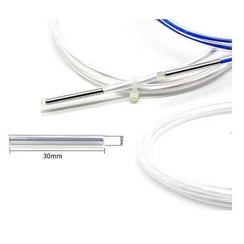Sensor K 5m termopar industrial impermeable PTFE anticorrosión para control de temperatura 5