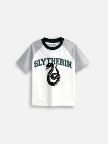 Image of Nap Chief Kids Cotton Official Harry Potter Co ord Set for Boys & Girls, T Shirt and Shorts for Casual Wear