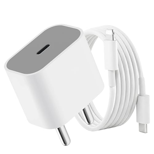 Image of HANYCONY 20w PD Charger For iPhone port To Type C Cable Compatible for iPhone 17 Air /17 Pro & Pro Max /iPhone 16 /16e /16 Plus /16 Pro & Pro Max,15 /14 /13 /12 /11 | PD Original Charging Speed | BIS Certified
