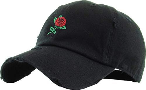 KBETHOS Hiphop Panda Bear Embroidery Dad Hat Baseball Cap Unconstructed Polo Style Adjustable Unisex
