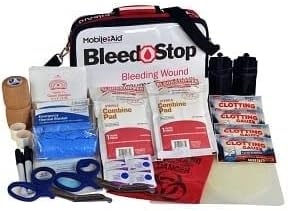 BleedStop Double 300 Bleeding Control & Gunshot Wound Trauma First Aid Kit [Treats 2 Bleeding Wounds]