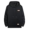 Hoody Man Mens Aztec Pullover Biker t Shirts for Men Adult Winter Hoodie for Men Pullover Mens Black Jacket Fishing Hoodies for Men Turtle Neck Jumpers for Men Overcoats Men, (Black, L) #1