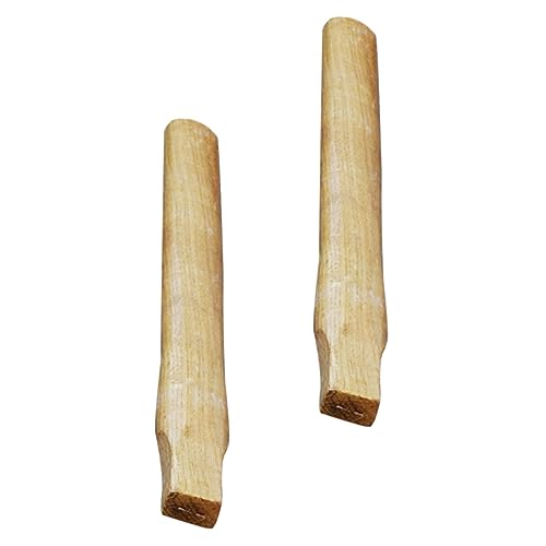 BESPORTBLE 2pezzi Manico in Legno Di Ricambio Per Sostituzione Del Manico Accessorio Per Parte Di Utensili Per Lavorazione Del Legno