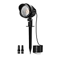 MEIKEE 7W LED Landscape Lights Low Voltage Outdoor Spotlight with Connectors, Warm White Landscape Lighting, IP66 Waterproof for Driveway, Yard, Lawn, Flood, Swimming Pool, Garden (1 Pack)